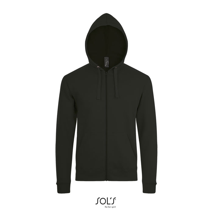 Hoodie publicitaire homme molletonné 260g - STONE Noir 1